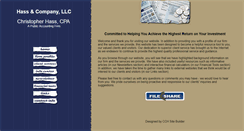 Desktop Screenshot of hasscpa.com