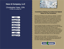 Tablet Screenshot of hasscpa.com